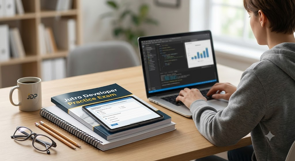 Jutro Developer Practice Exam Banner
