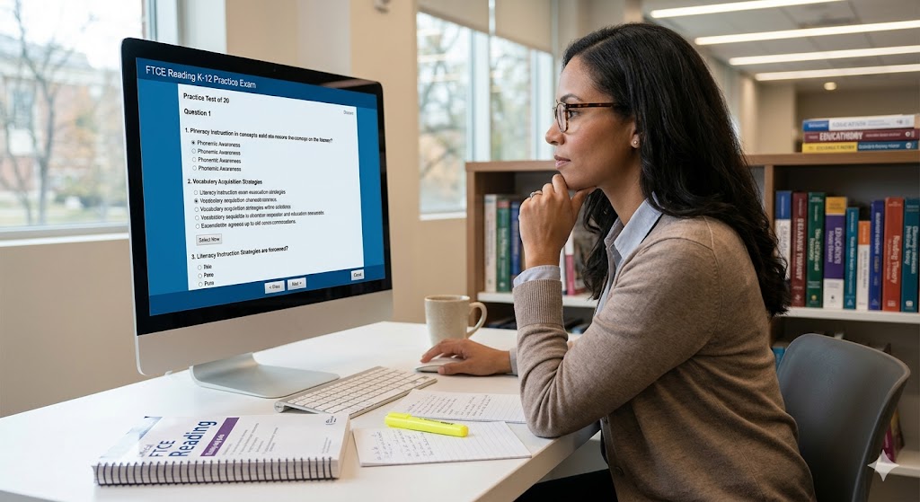 FTCE Reading K-12 Practice Exam Banner