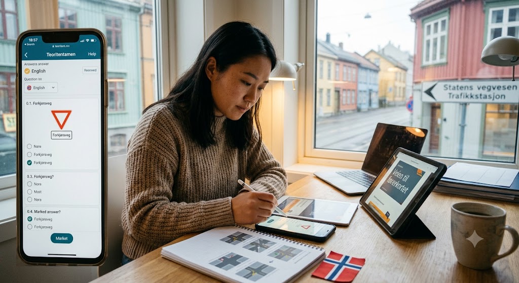 International Teoritentamen Exam Prep | Norway Banner