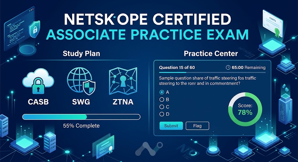 Netskope Practice Test & Exam Prep Banner