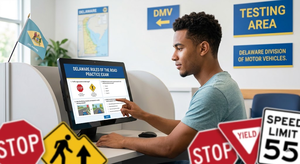 Delaware Rules of the Road Practice Test Banner