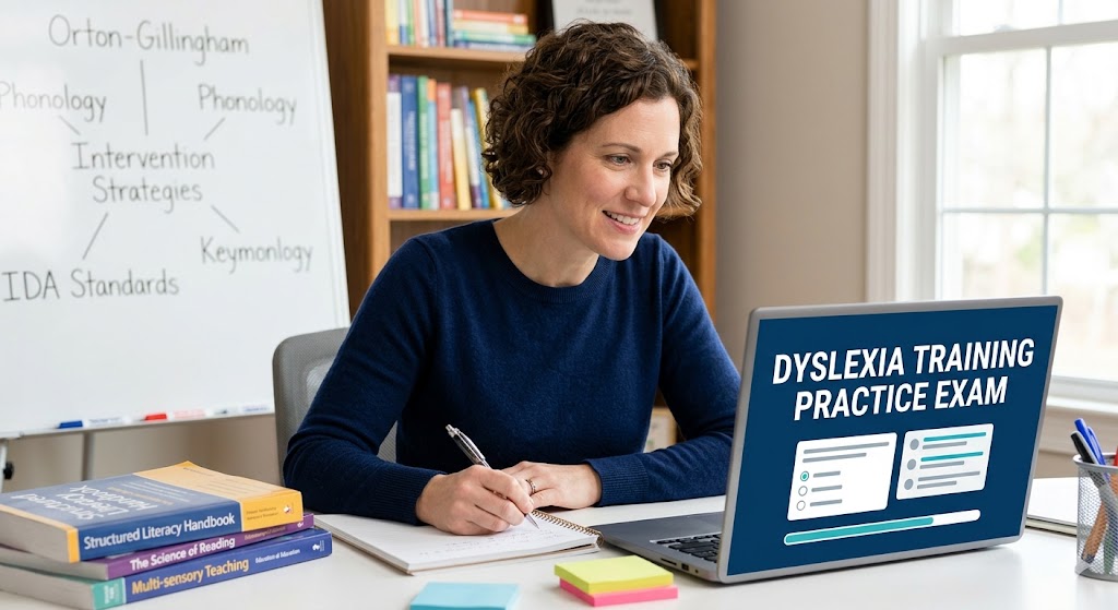 Dyslexia Training Practice Test Banner
