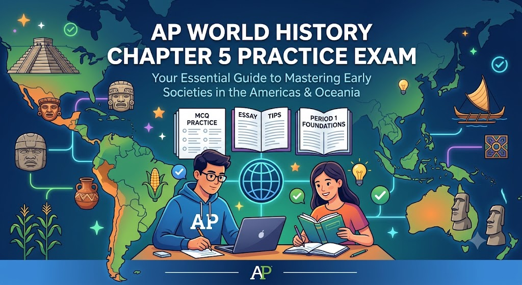 AP World History Practice Test Chapter 5 Banner