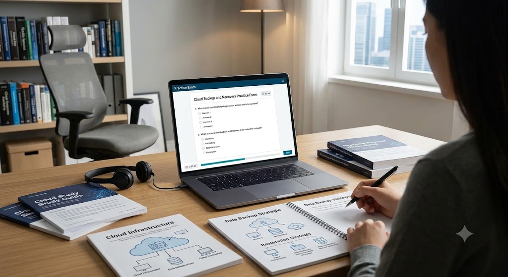 Cloud Backup Practice Test & Exam Prep Banner