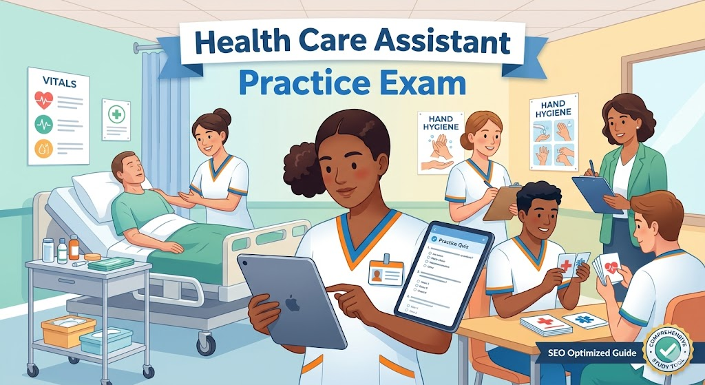 Health Care Assistant Practice Exam Banner