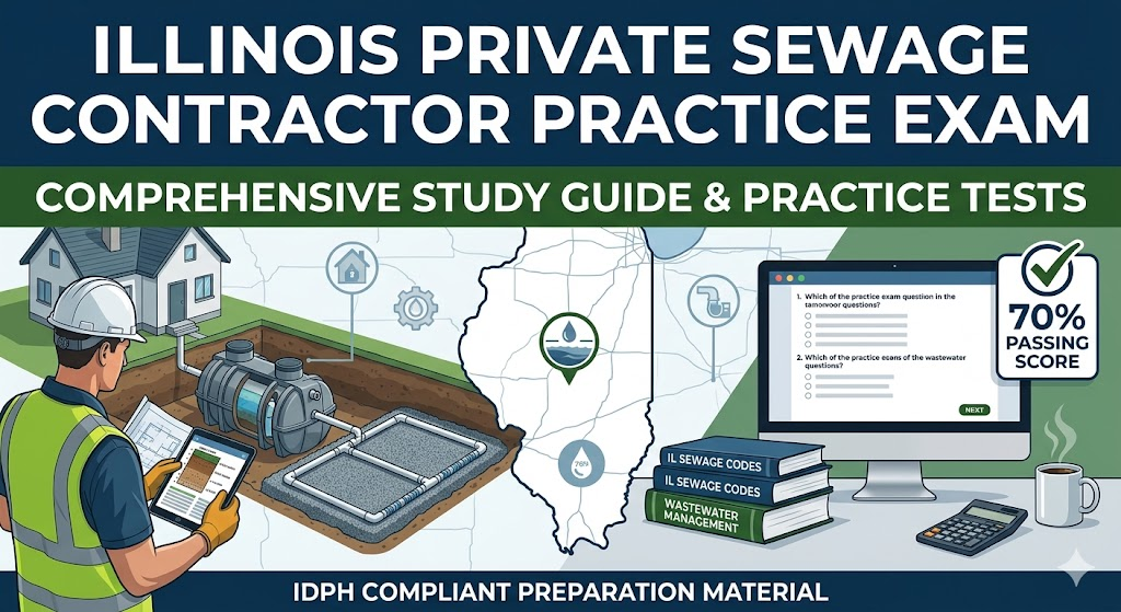 Illinois Private Sewage Contractor Practice Exam Banner