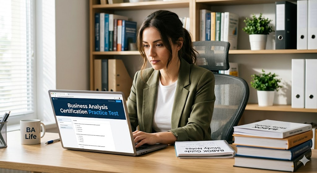 Business Analysis Certification Practice Test Banner