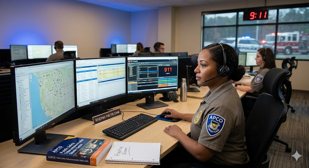 Association of Public-Safety Communications Officials (APCO) Practice Exam Banner