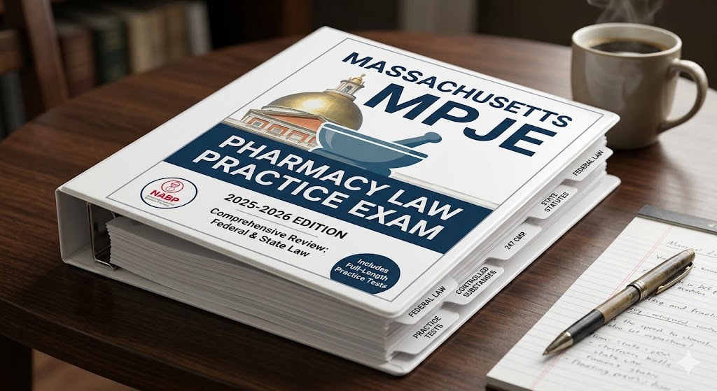 Massachusetts Multistate Pharmacy Jurisprudence Examination (MPJE) Practice Exam Banner