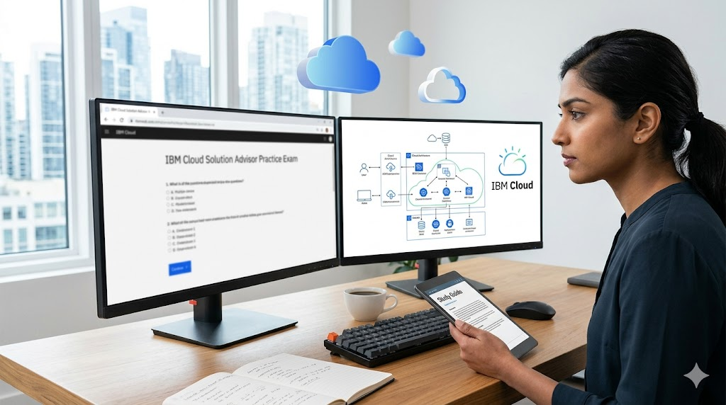 IBM Cloud Solution Advisor Practice Exam Banner