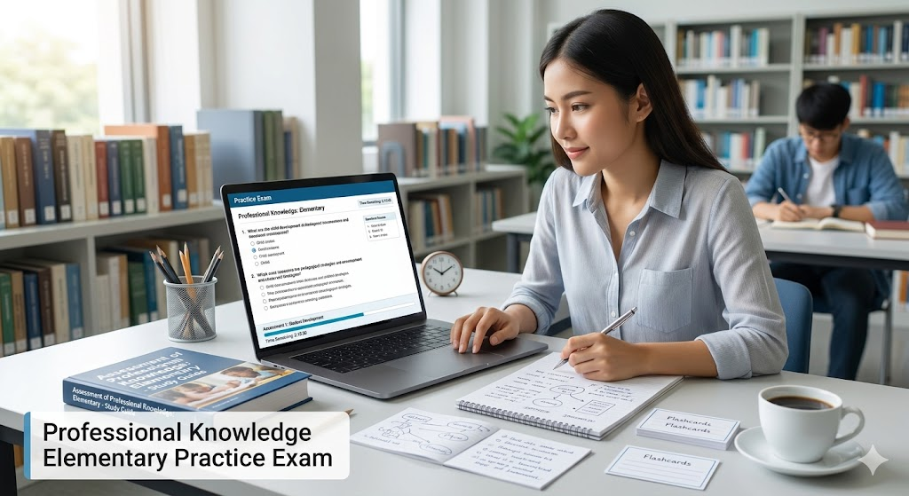 Assessment of Professional Knowledge Elementary Practice Test Banner