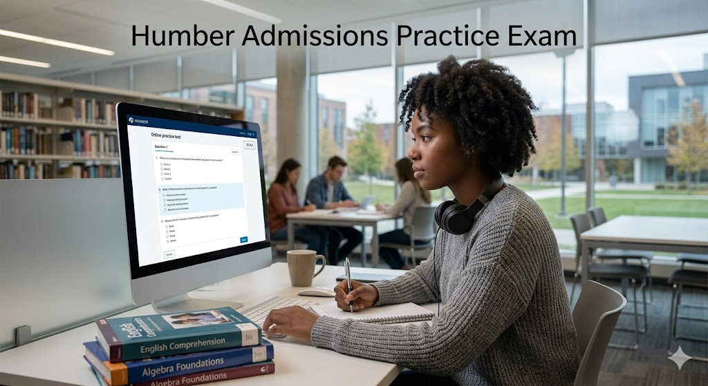 Humber Admissions Practice Test Banner