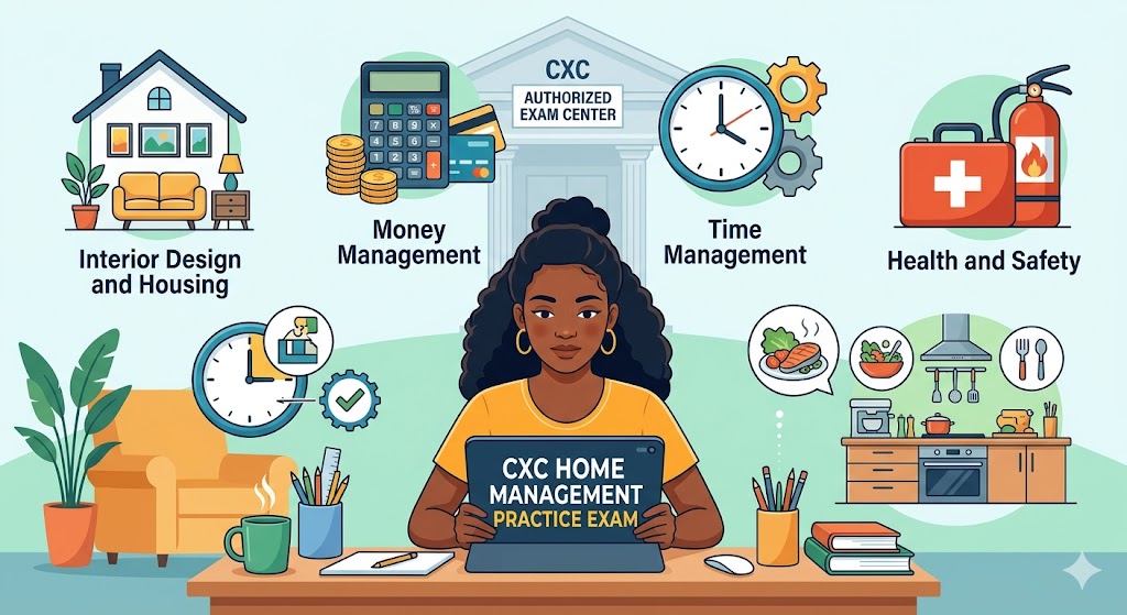 CXC Home Management Practice Test Banner