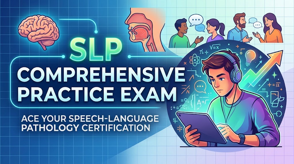 SLP Comprehensive Practice Exam Banner