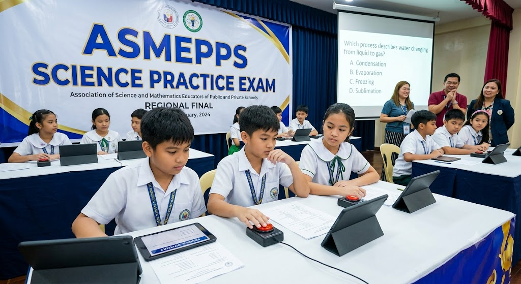 ASMEPPS Science Practice Test Banner