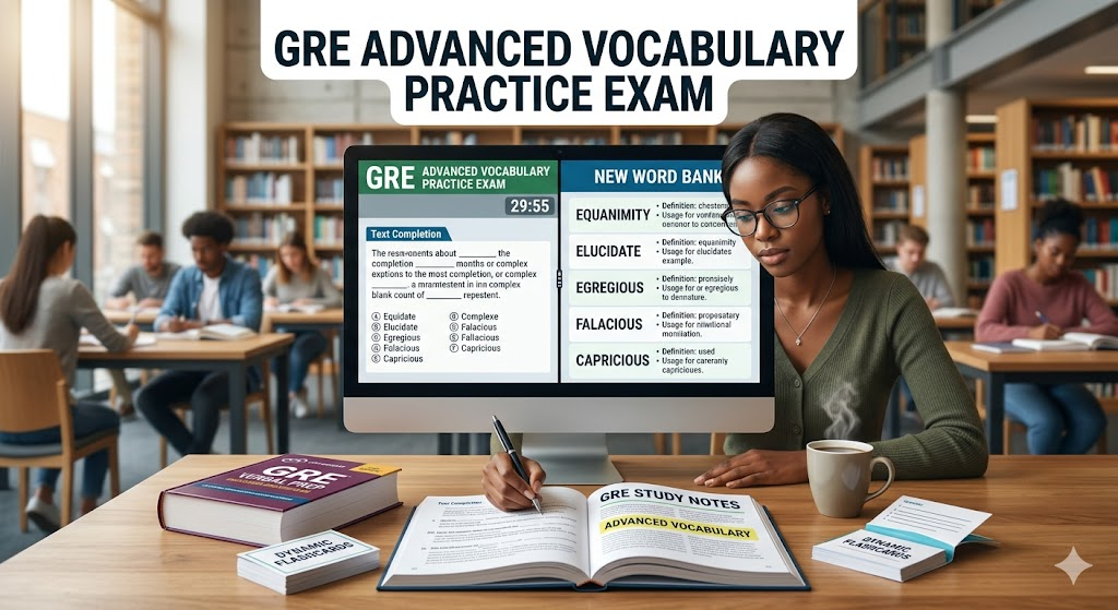 GRE Advanced Vocabulary Practice Test Banner