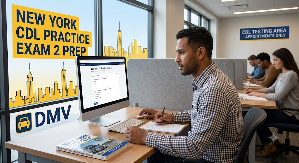 New York CDL Practice Test 2 Banner
