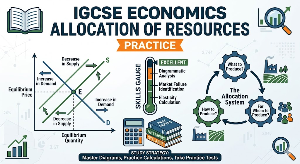 IGCSE Economics Practice Test Banner