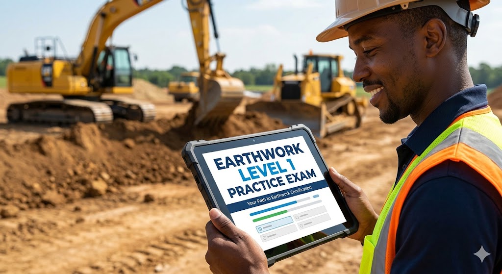 Earthwork Level 1 Qualification Practice Test Banner