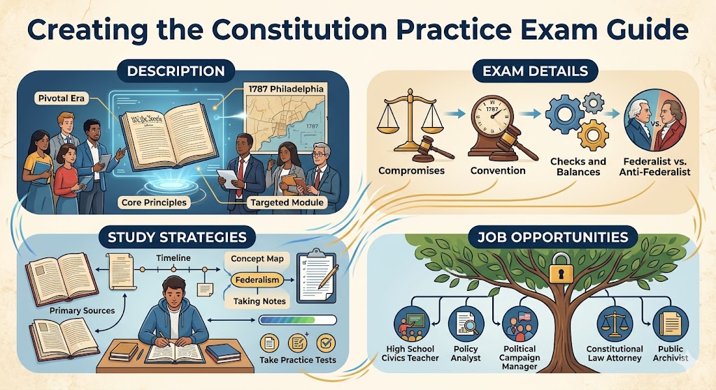 Creating the Constitution Practice Test Banner