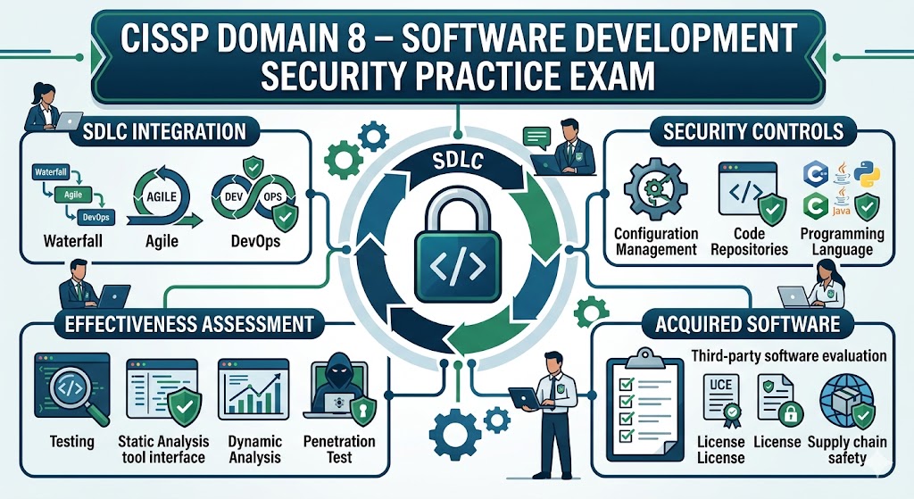 Practice TesCISSP Domain 8 – Software Development Securityt Banner