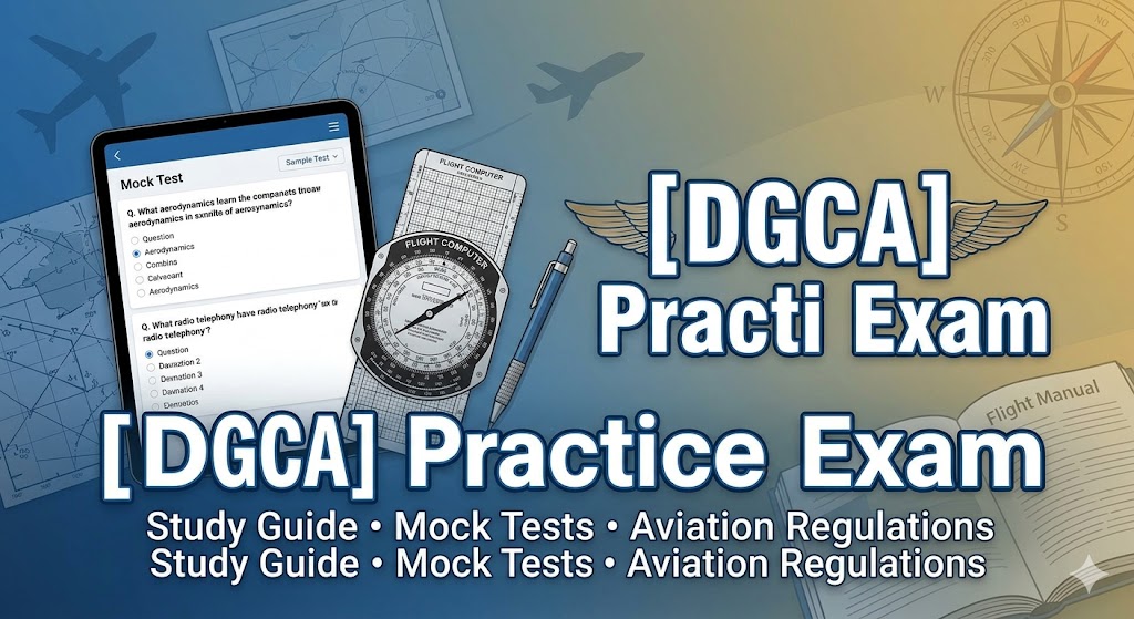 Directorate General of Civil Aviation (DGCA) Practice Test Banner
