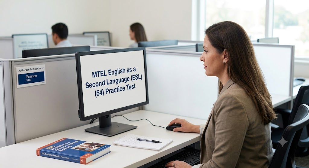 MTEL English as a Second Language (ESL) (54) Practice Test Banner