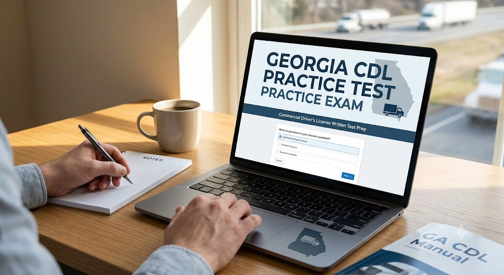 Georgia CDL Practice Test Banner