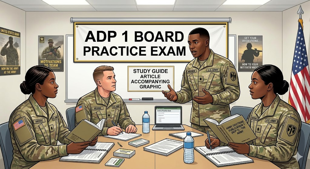 Army Doctrine Publication (ADP) 1 Board Practice Test Banner