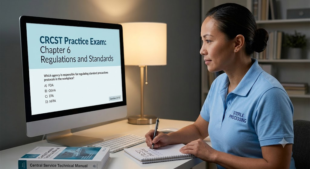 CRCST Practice Test – Chapter 6 Regulations and Standards Banner