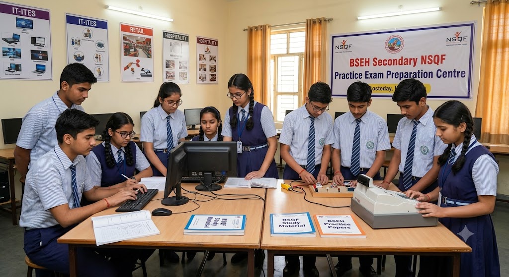 BSEH Secondary NSQF Practice Test & Exam Prep | India Banner