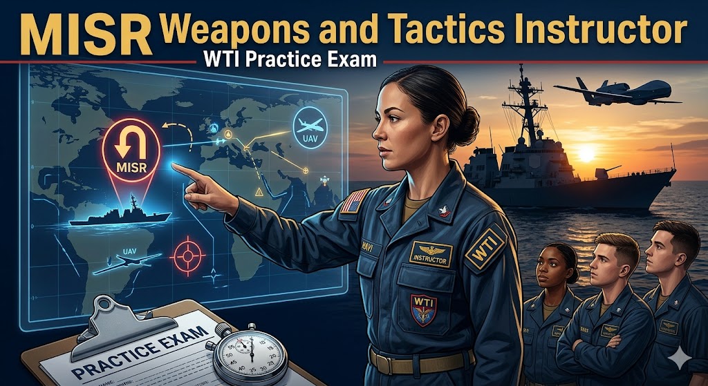 MISR Weapons and Tactics Instructor (WTI) Practice Test Banner
