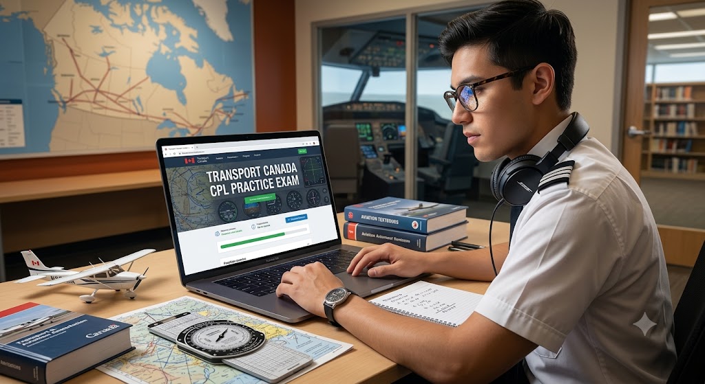 Transport Canada Commercial Pilot License (CPL) Practice Exam Banner