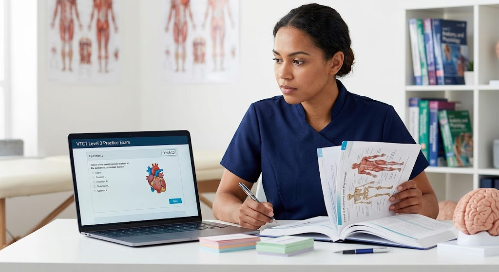 VTCT Level 3 Award in Anatomical and Physiological Knowledge Practice Test Banner