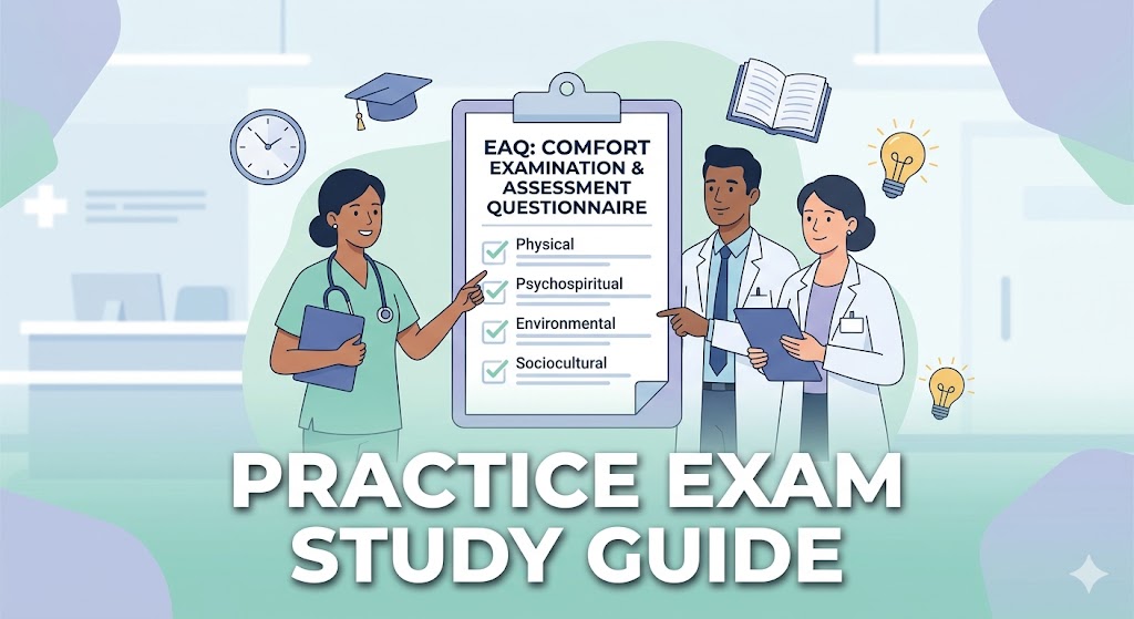 Comfort Examination and Assessment Questionnaire (EAQ) Practice Exam Banner