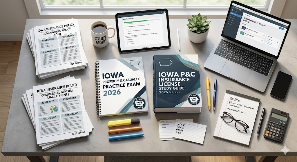 Iowa Property & Casualty Practice Exam Banner
