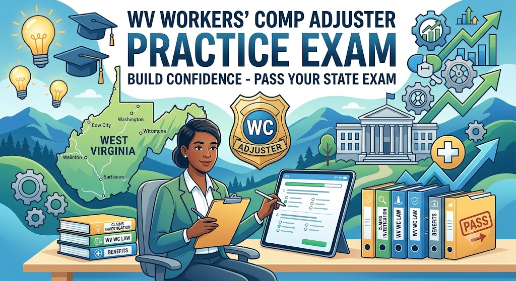 West Virginia Workers' Compensation (WC) Adjuster Practice Test Banner