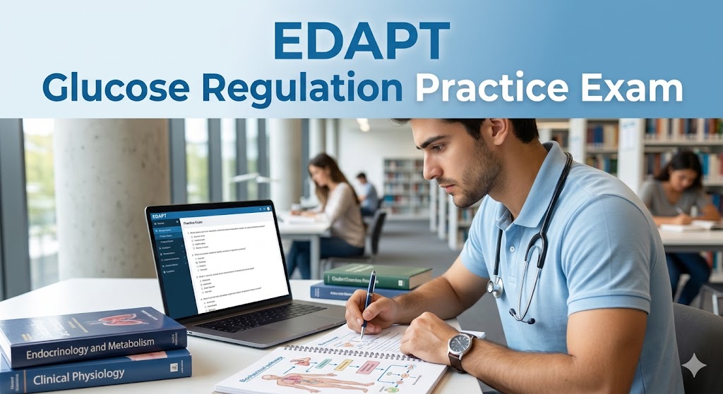 EDAPT Glucose Regulation Practice Test Banner