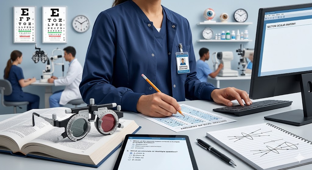 Certification for Vision Professionals Practice Test Banner