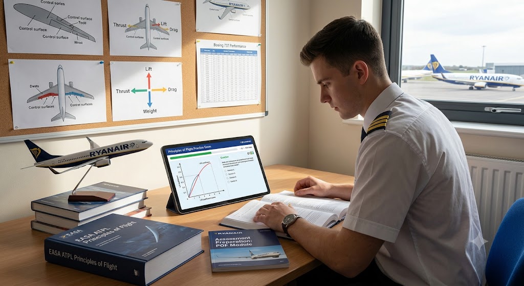 Ryanair Assessment Principles of Flight (POF) Practice Test Banner