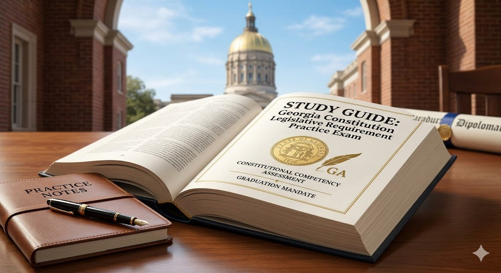 Georgia Constitution Legislative Requirement Practice Exam Banner