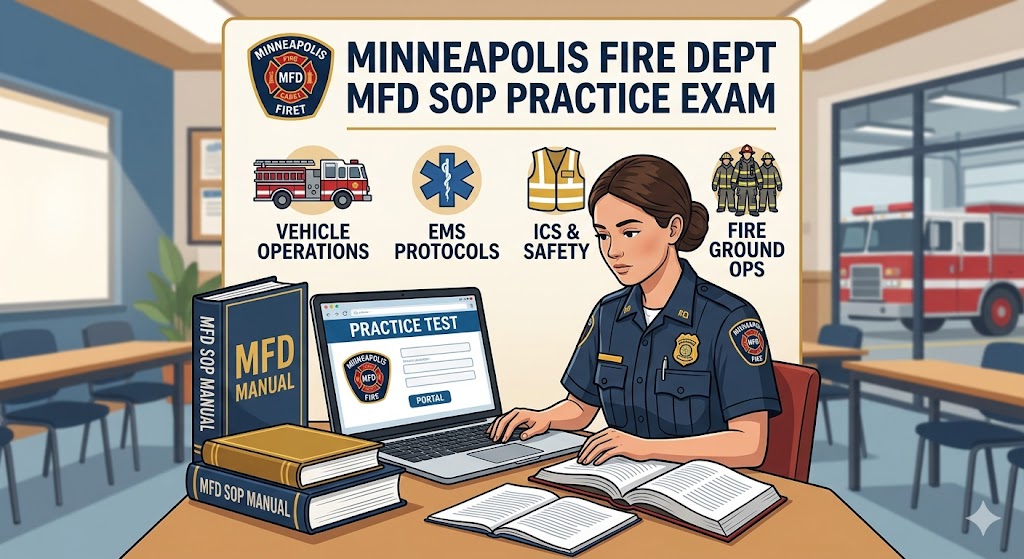 Minneapolis Fire Department (MFD) SOP Practice Test Banner