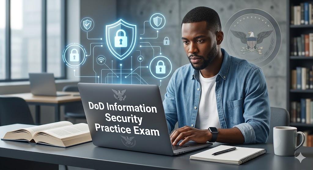 Department of Defense (DoD) Information Security Practice Test Banner