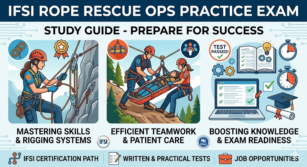 IFSI Rope Rescue Ops Practice Test Banner