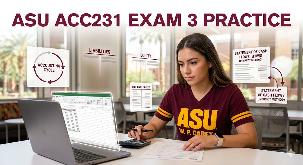 ASU ACC231 Exam 3 Practice Exam Banner