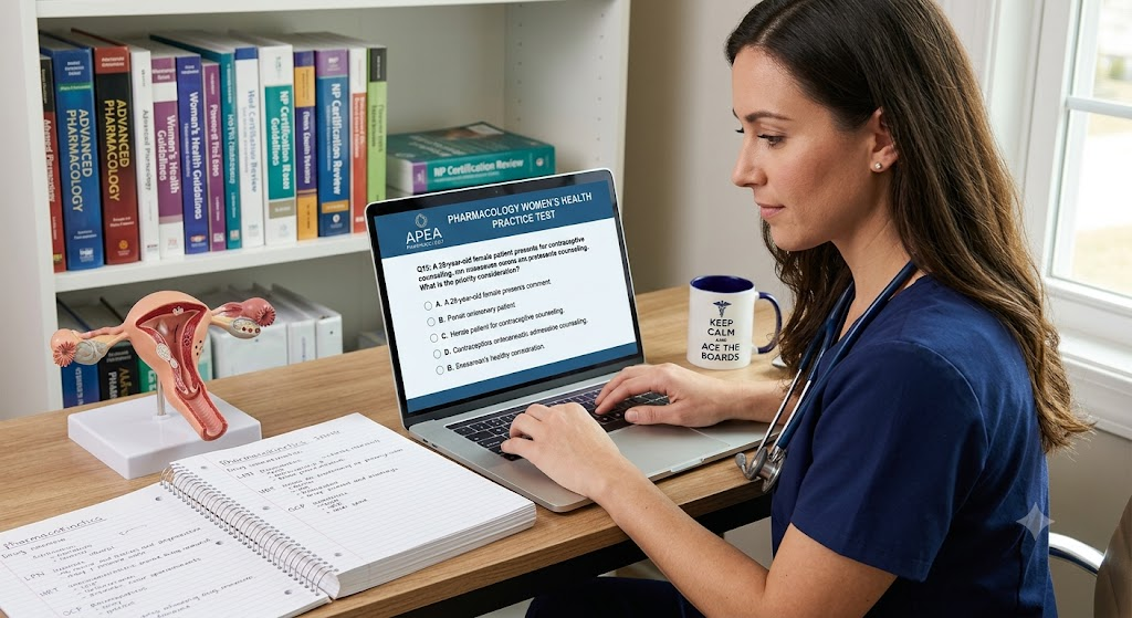APEA Pharmacology Women's Health Practice Test Banner