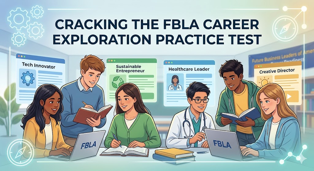 FBLA Career Exploration Practice Test Banner