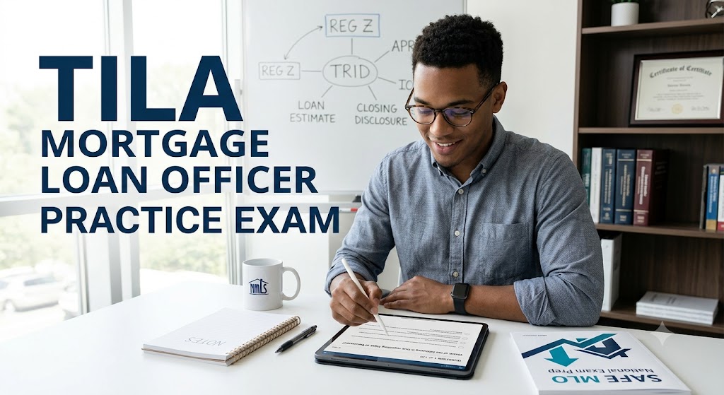 TILA Mortgage Loan Officer Practice Test Banner
