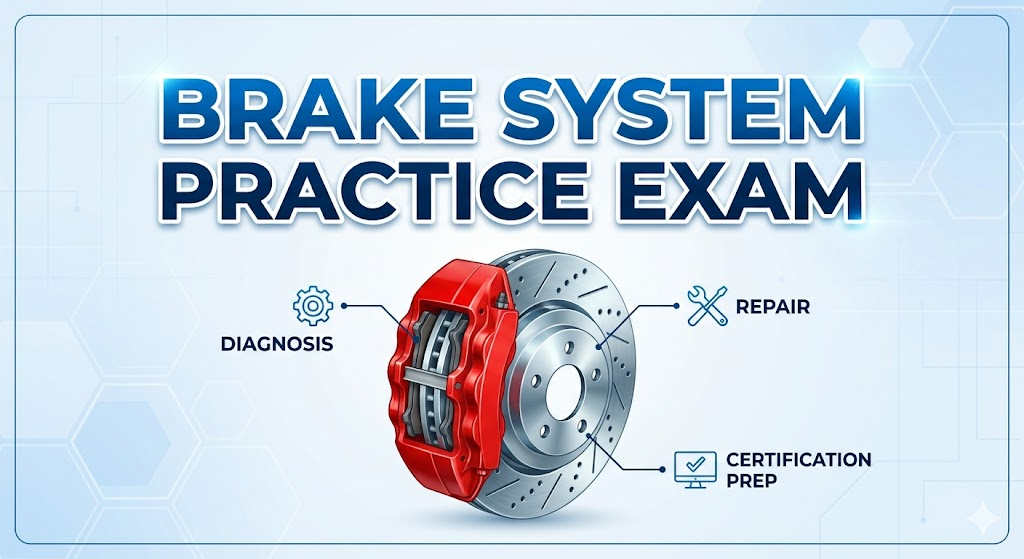 Brake System Practice Test Banner