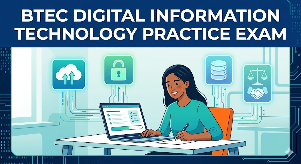 BTEC Digital Information Technology Practice Test Banner